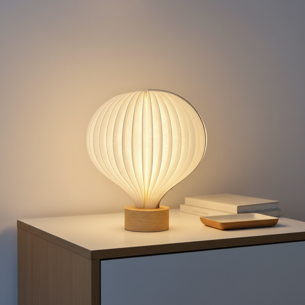 Folding Hot Air Balloon Lamp